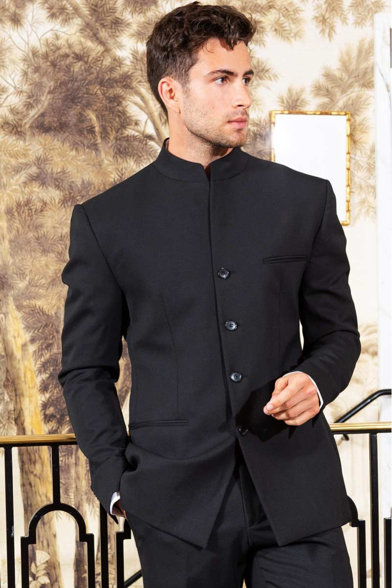 Giacca da uomo in uniforme alberghiera nero - Giacca Ethan