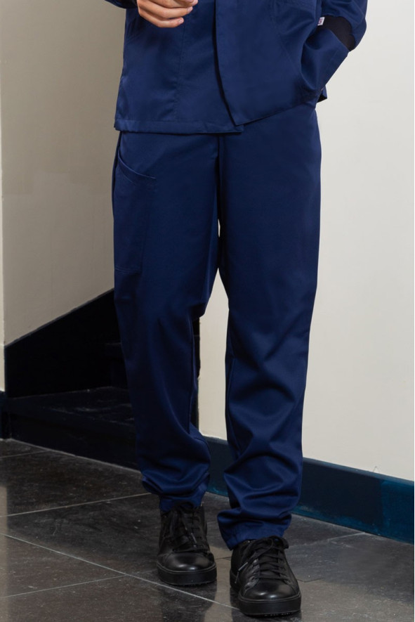 Men's navy blue medical trousers - Elia trousers