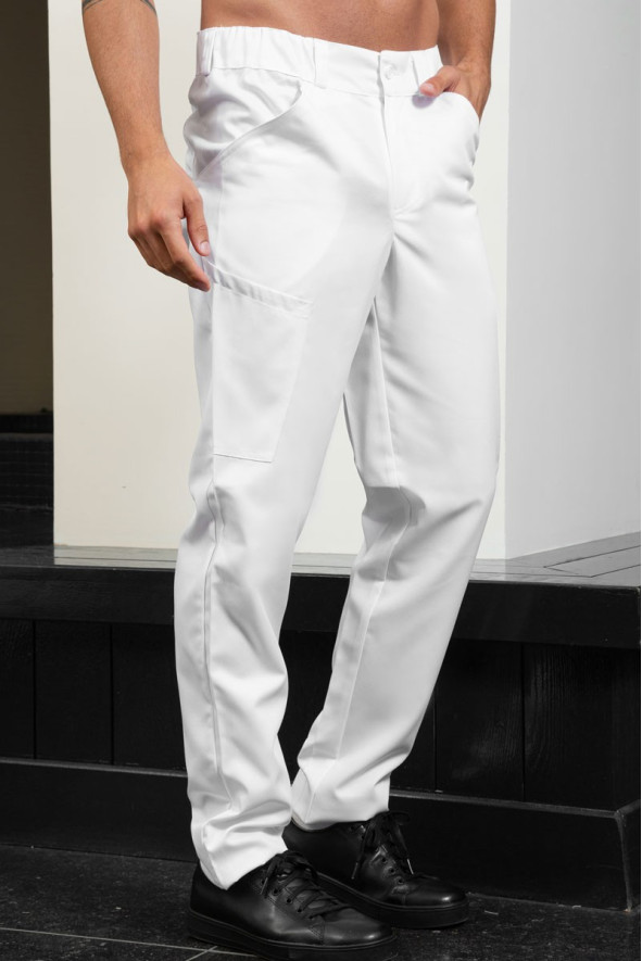 Men's navy blue medical trousers - Elia trousers