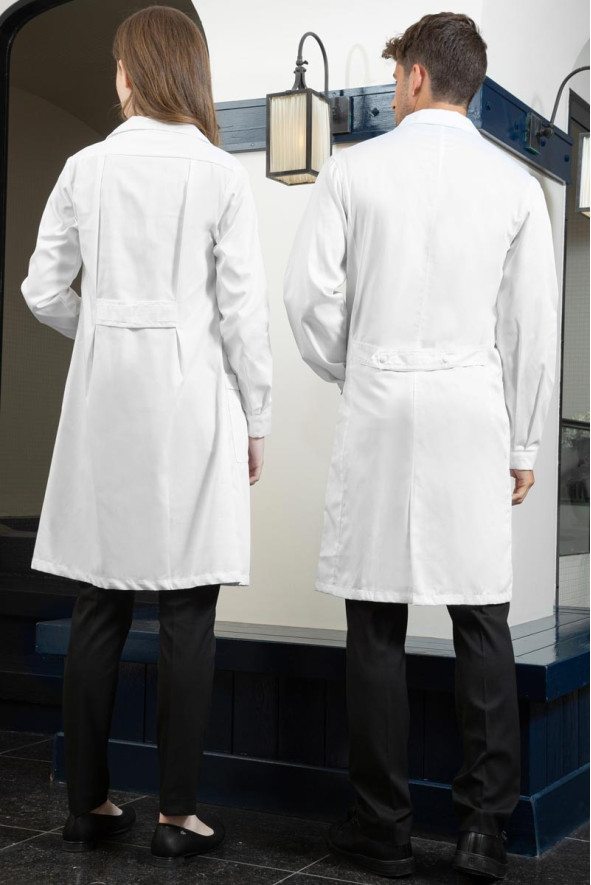 Men's white medical blouse -  Sam blouse