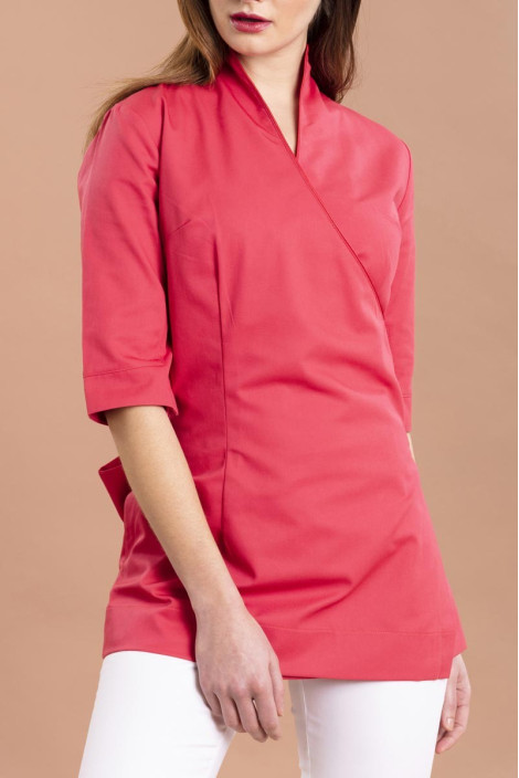 Kimono da estetista fucsia - Kimono Antigua