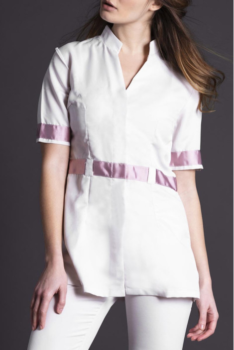 Blouse esthéticienne poudre - Blouse Savane