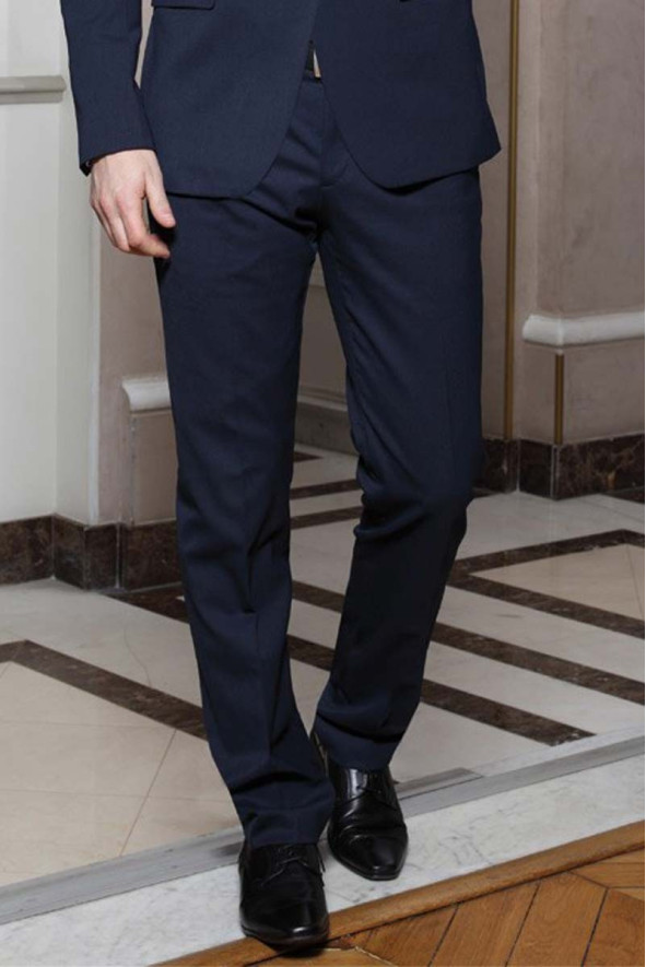 Men's navy hotel uniform trousers - Ethan trousers