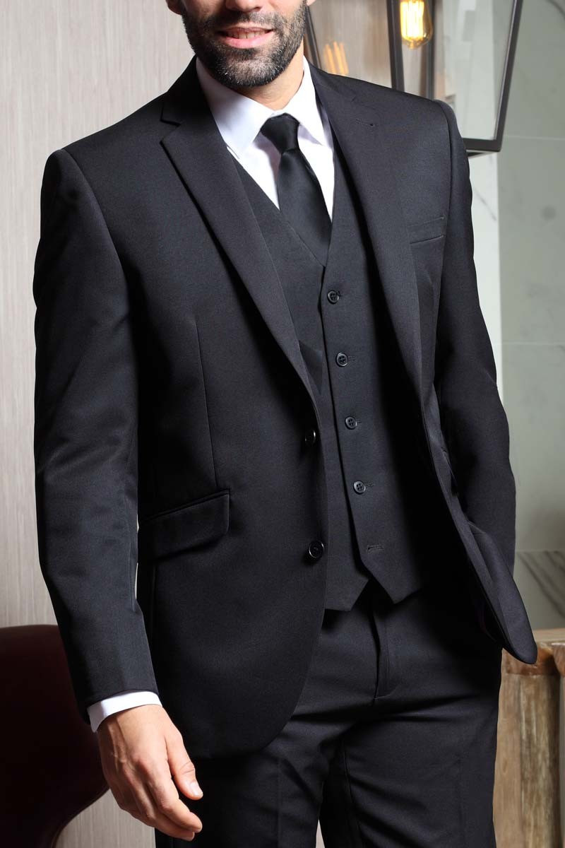 Men's black hotel uniform jacket - Jupiter jacket