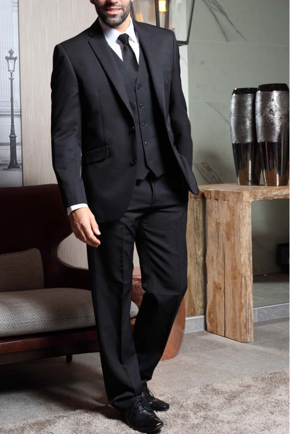 Men's black hotel uniform jacket - Jupiter jacket