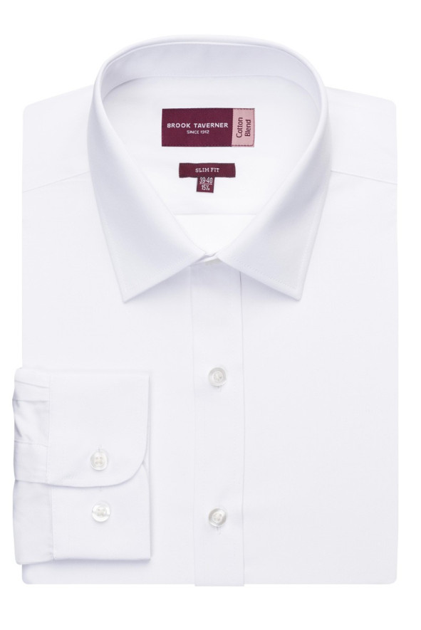 Chemise uniforme hôtellerie blanc homme - Chemise Pisa