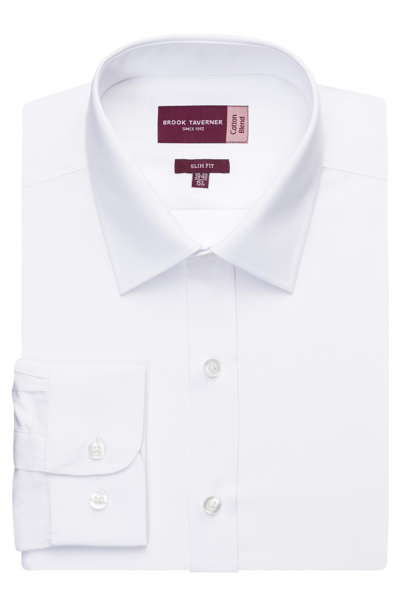 Camicia da uomo in uniforme alberghiera bianco - Camicia Pisa