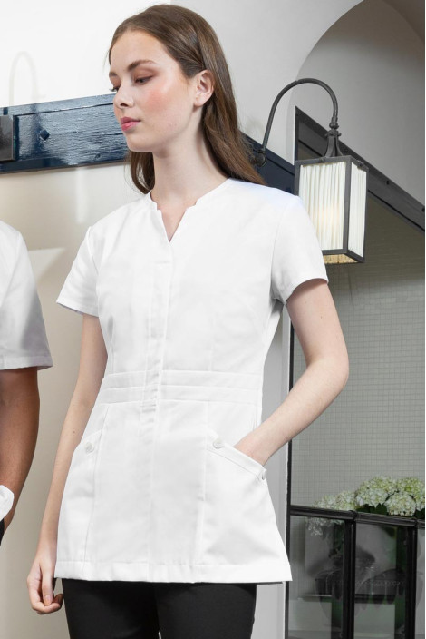 White professional health blouse - Himalaya blouse