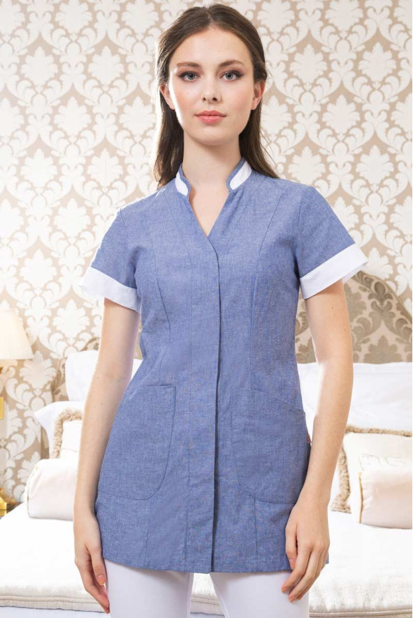 Housekeeper blouse light blue - Aurelia blouse