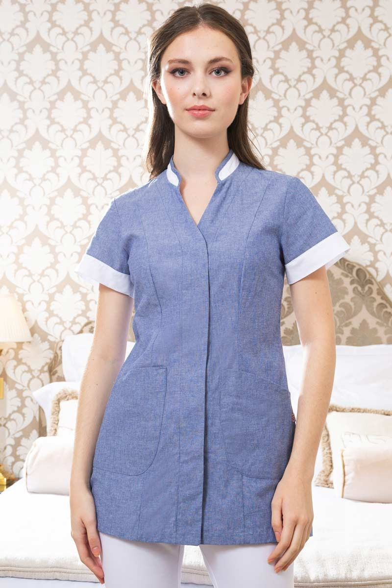 Housekeeper blouse light blue - Aurelia blouse