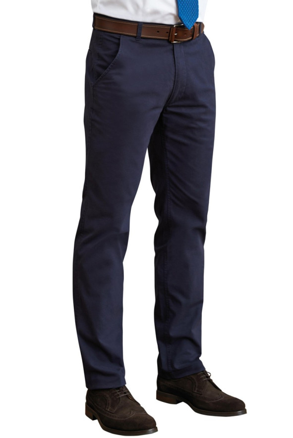Pantalone chino, da uomo, Miami, colore: blu navy | Beauty Street