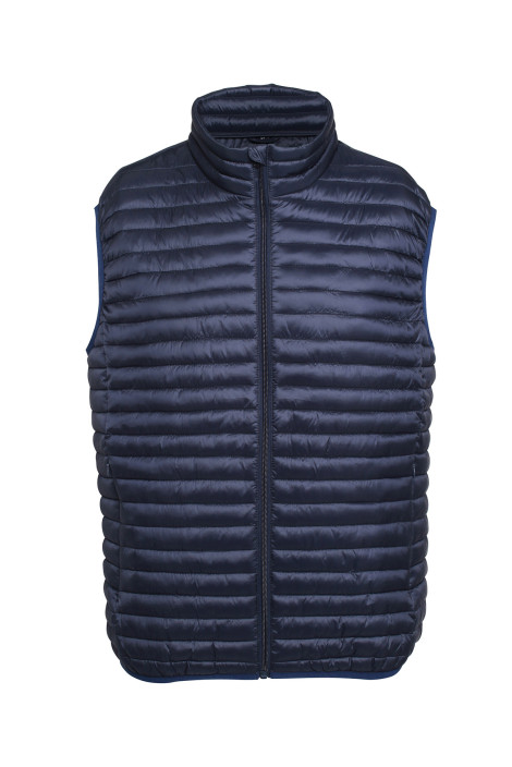 Men's padded jacket sleeveless jacket navy blue hotel - Padded jacket sleeveless Tribe