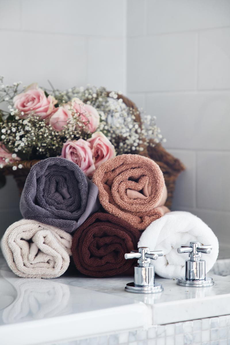 Serviette linge spa chocolat - Serviette Confort Plus