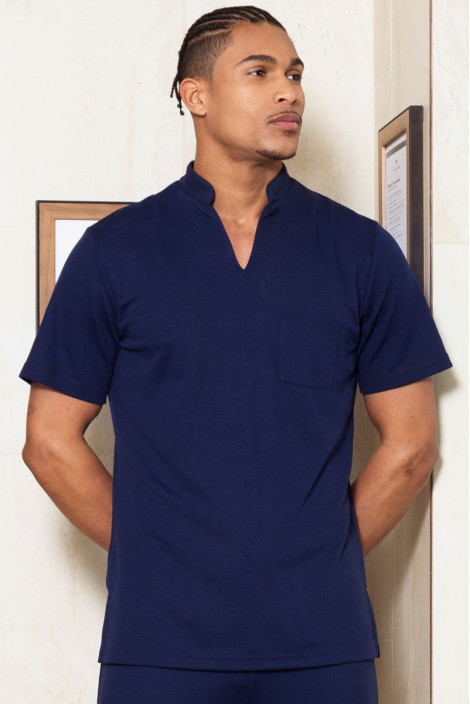 Mexico Men Polo Shirt navy blue | Beauty Street