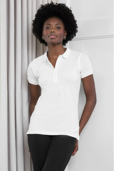 Women's white polo shirt - Noa polo shirt