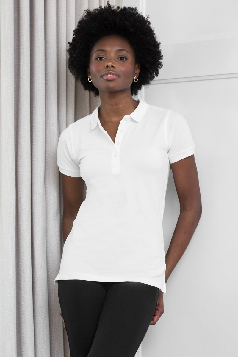 Polo blanc femme -  Polo Noa