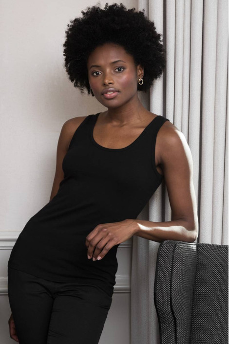 Débardeur femme noir - Débardeur Alya