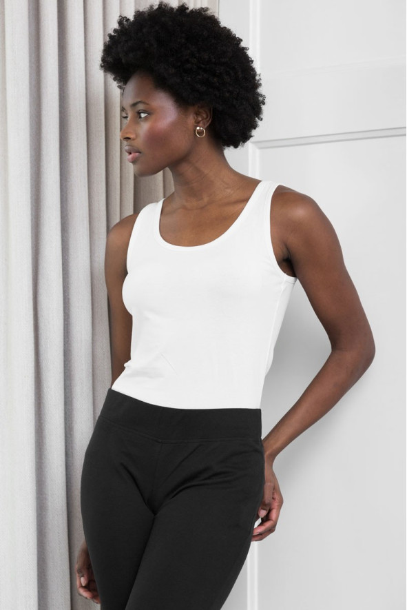 Débardeur femme blanc - Débardeur Alya