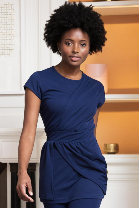 Women's navy tunic esthetician - Tunic Taiga
