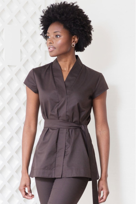 Blusa da donna, Adélie, colore: cioccolato | Beauty Street
