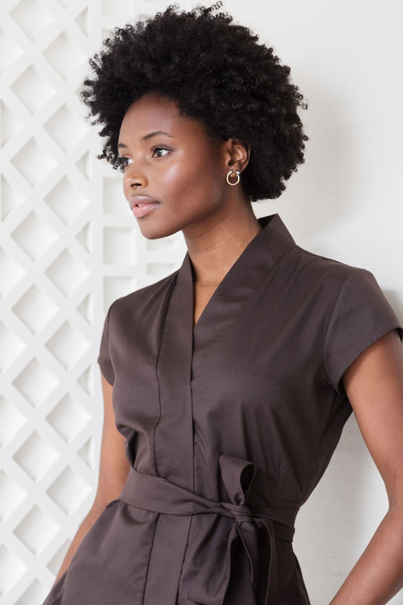 Blusa da donna, Adélie, colore: cioccolato | Beauty Street