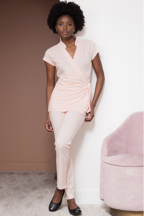 Pantalon femme blush professionnel esthétique - Pantalon Bali