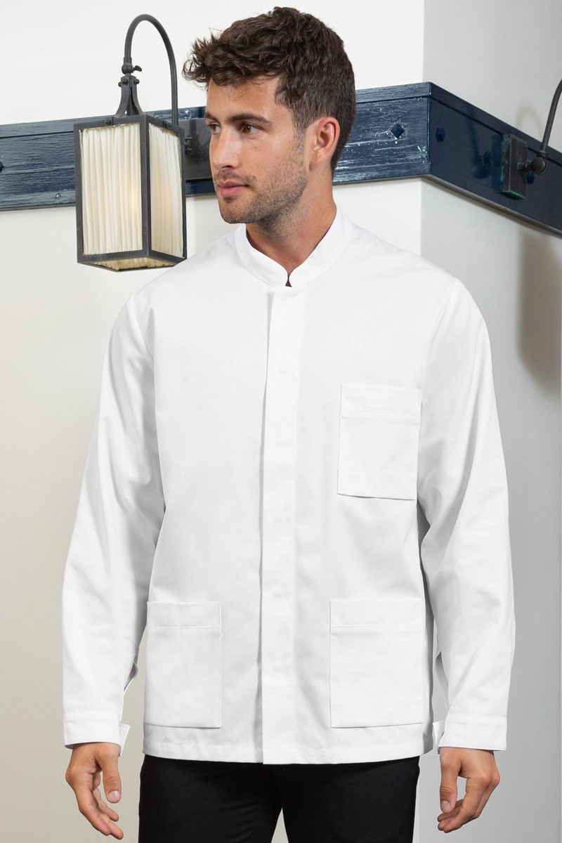 Blouse homme blanche professionnelle santé - Blouse Romano