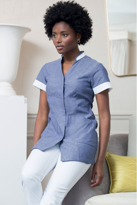 Housekeeper blouse light blue - Aurelia blouse