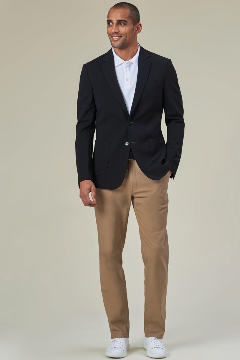 Men's black professional hospitality jacket - Rory jacket