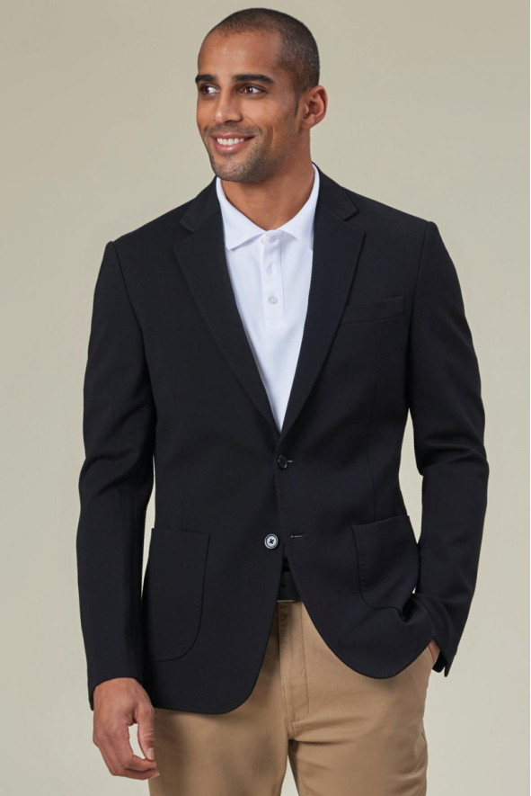 Men's black professional hospitality jacket - Rory jacket