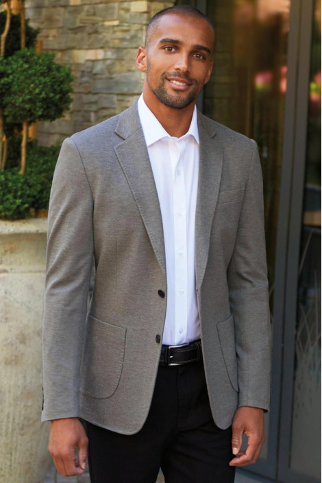 Men's grey professional hospitality jacket - Rory jacket
