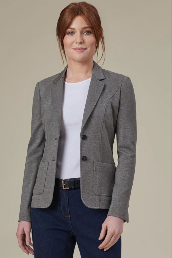 Veste femme gris professionnelle hôtellerie - Veste Libra