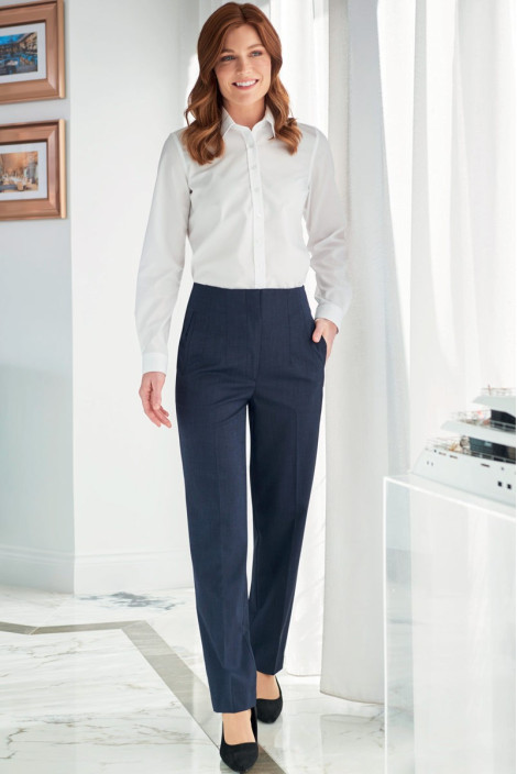 Pantalon femme marine professionnel hôtellerie - Pantalon Rosalind