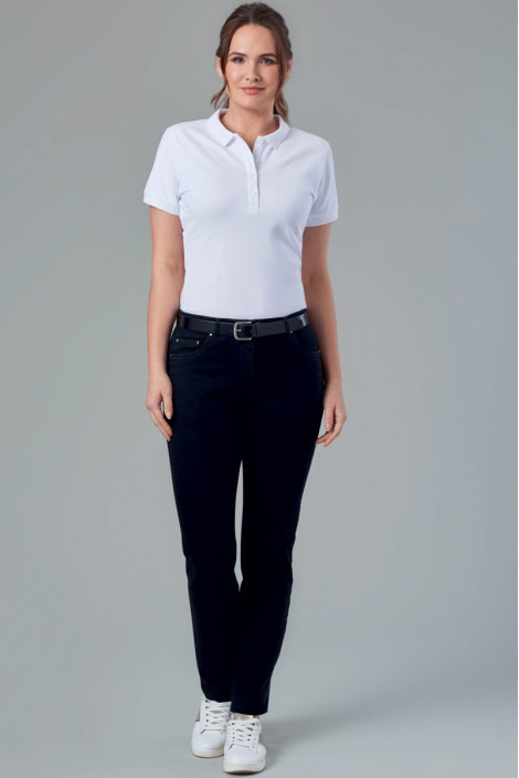 Jean femme noir professionnel hôtellerie - Jean Rochelle