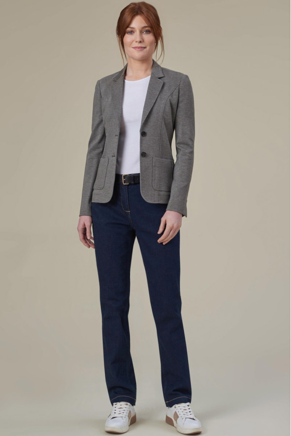 Jean femme indigo professionnel hôtellerie - Jean Rochelle