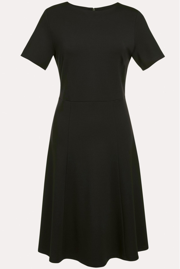 Robe femme noir professionnelle hôtellerie - Robe Belinda