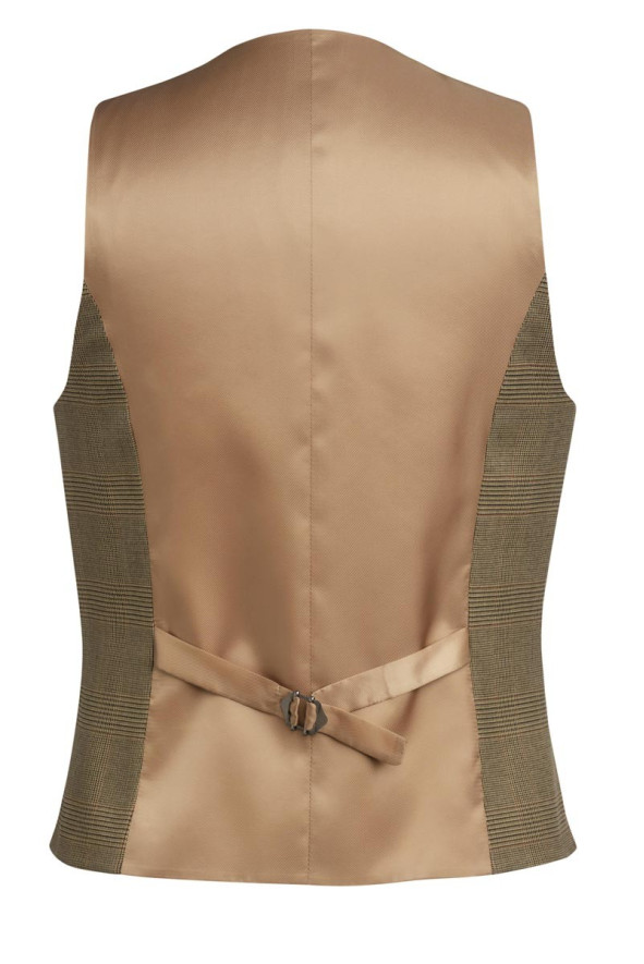 Gilet da tailleur, da donna, a quadri, Olivia, colore: grigio | Beauty Street