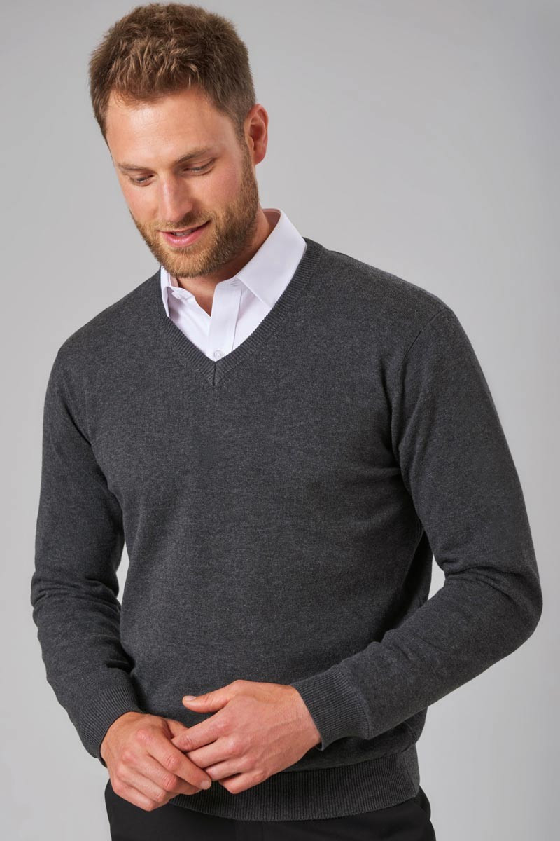 Pull homme noir professionnel hôtellerie - Pull Boston