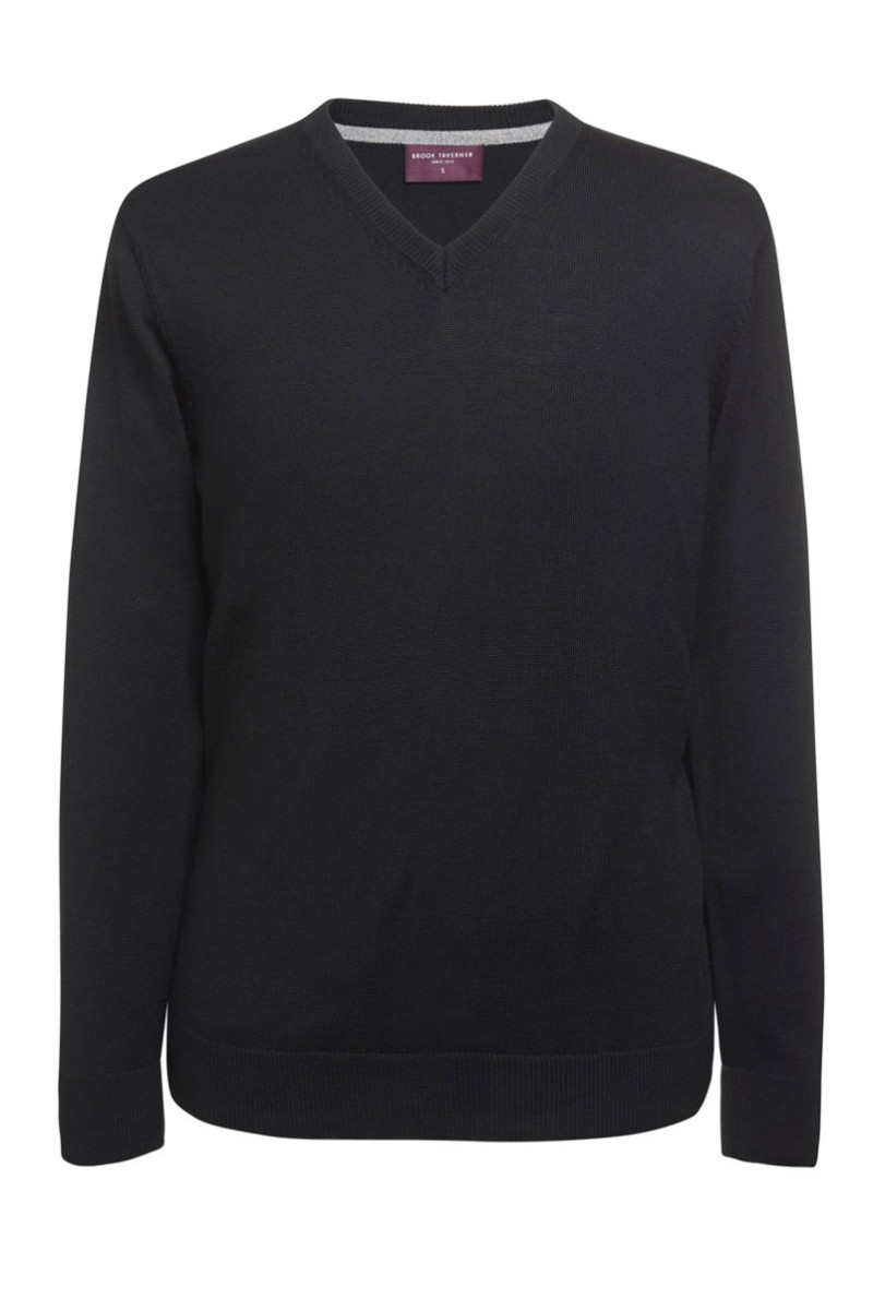 Men's charcoal grey professional hospitality sweater - Boston sweater