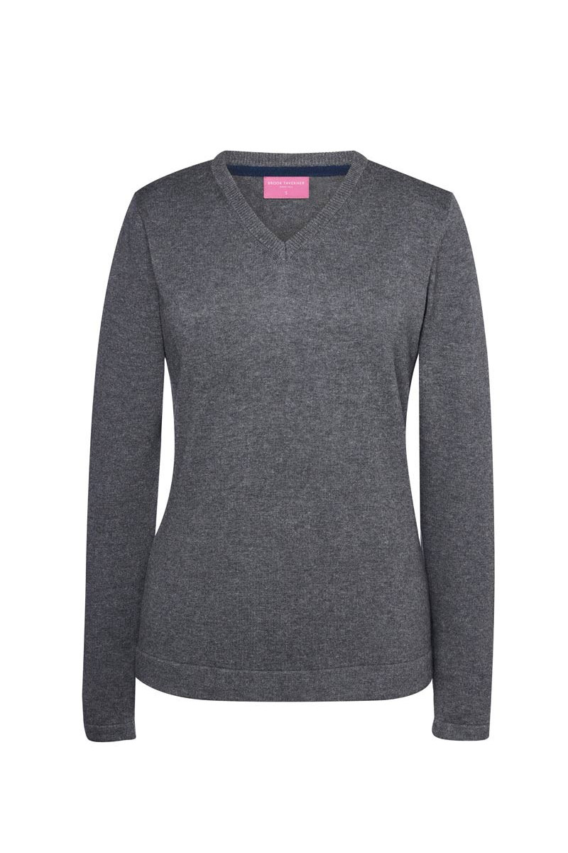 Women's anthracite grey sweater for hospitality - Atlanta sweater