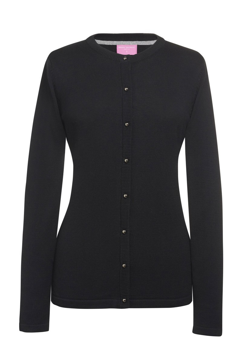 Women's black cardigan for hospitality - Seattle cardigan