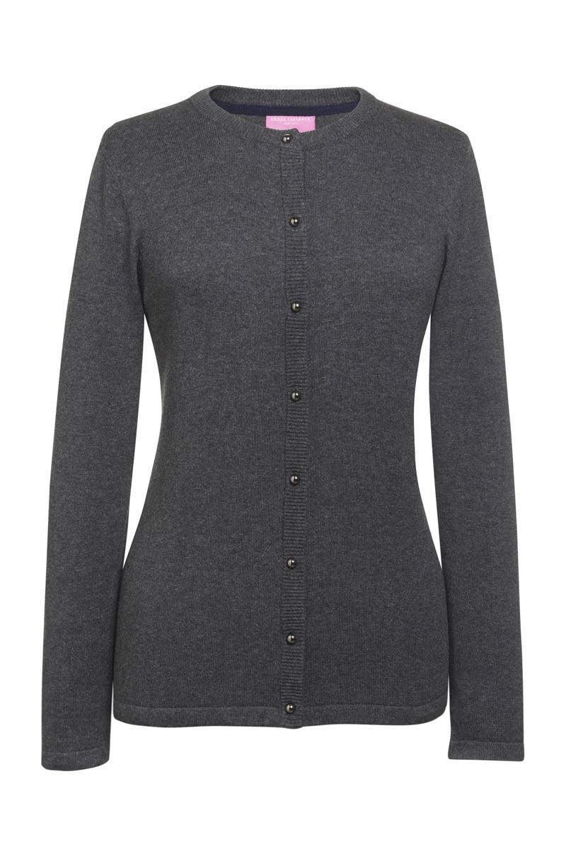 Cardigan femme gris anthracite professionnel hôtellerie - Cardigan Seattle