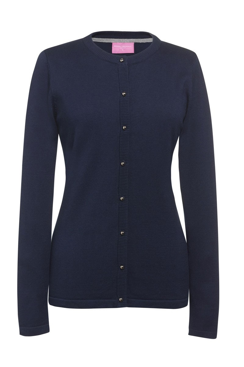 Women's navy cardigan for hospitality - Seattle cardigan