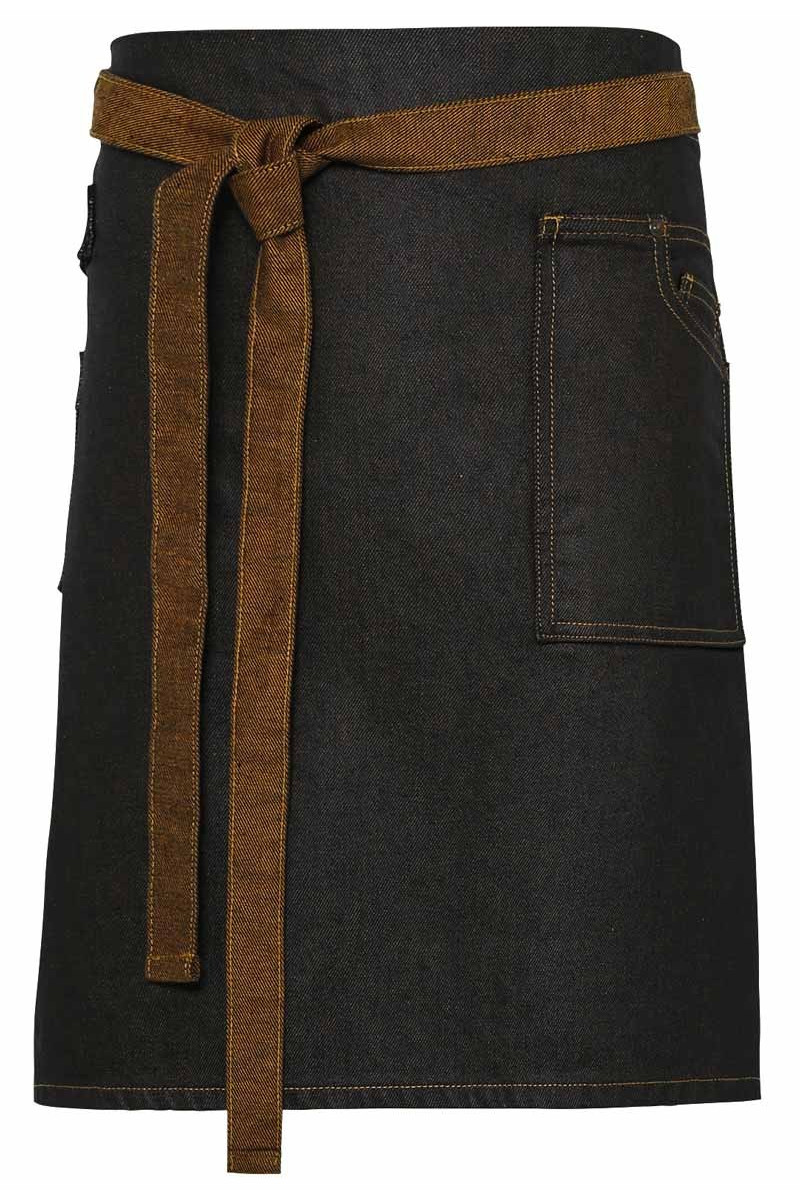 Grembiule unisex, Syna, colore: nero-tan | Beauty Street