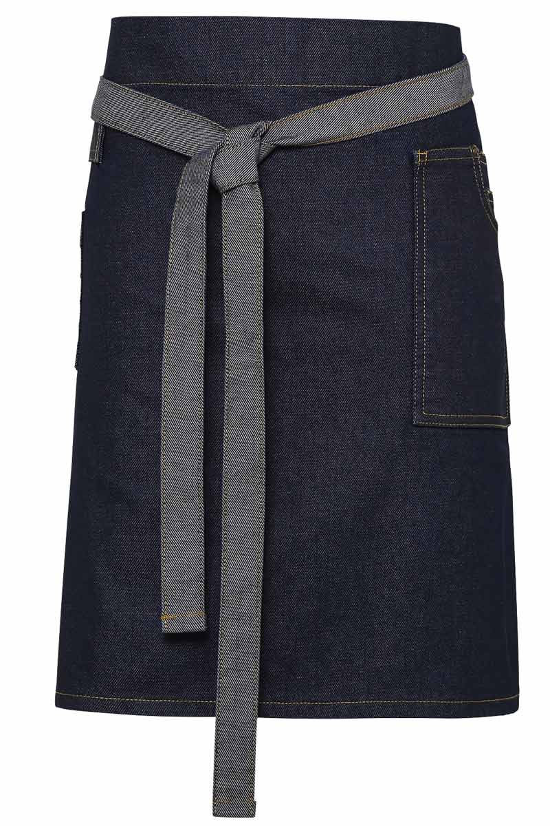 Tablier restauration mixte denim - Tablier Syna