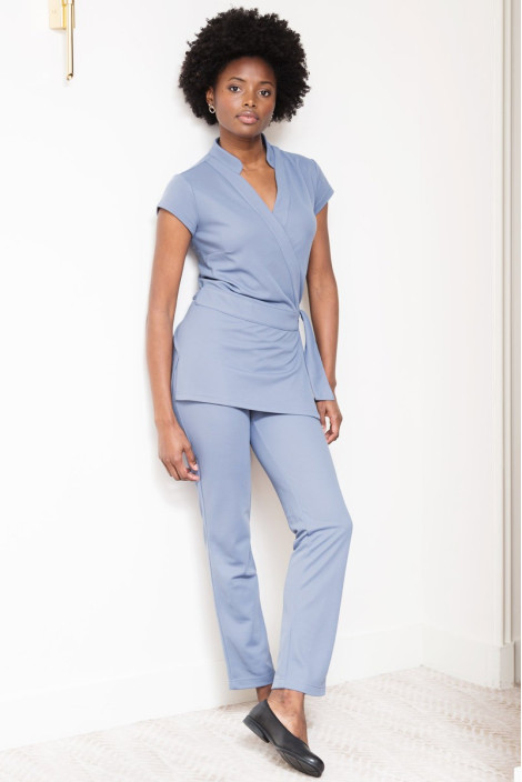 Pantalon stone wash femme professionnelle esthétique - Pantalon Bali