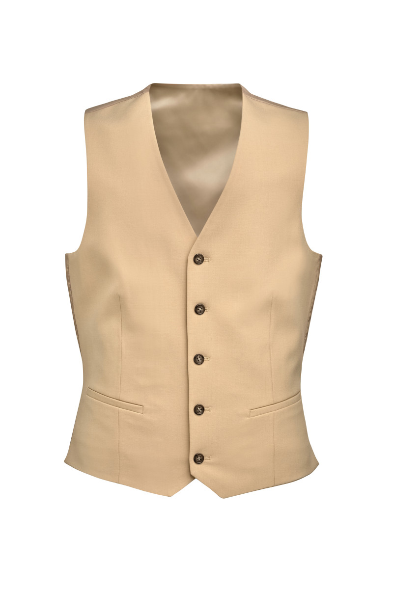 Men's beige vest for hospitality - George vest
