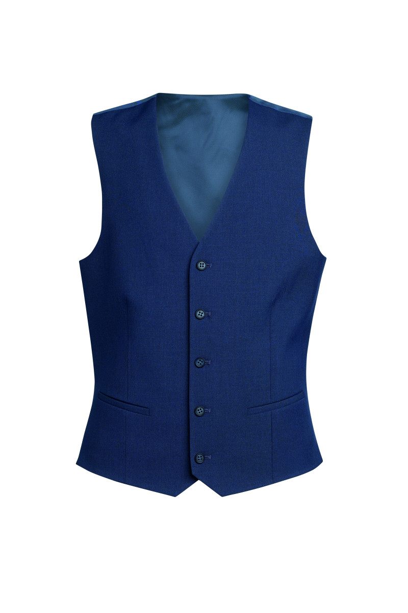 Gilet da abito, da uomo, George, colore: denim | Beauty Street