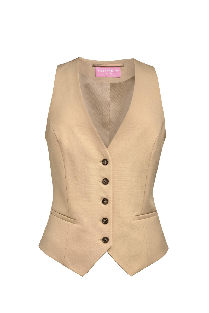 Gilet da tailleur, Beatrice, colore: beige | Beauty Street