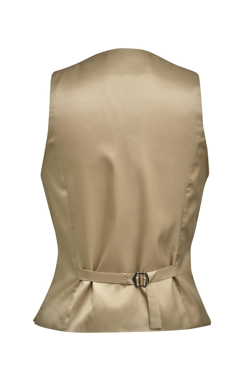 Women's beige vest for hospitality - Beatrice vest